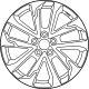 Toyota 42611-0A230 Wheel, Alloy