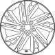 Toyota 42611-0A420 Wheel, Alloy