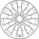 Toyota 42611-60M70 Wheel, Disc Toyota 42611-60M70 Wheel, Disc