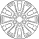 Toyota 42611-60M00 Wheel, Disc Toyota 42611-60M00 Wheel, Disc