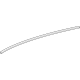 Toyota 75551-48090 Drip Molding, Passenger Side