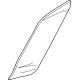 Toyota 75062-12902 Lower Molding, Outside Driver Side