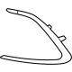 Toyota 52712-06120 Outer Molding, Gray, Passenger Side