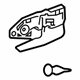Toyota 69205-0E030-C0 Handle, Inside, Black, Passenger Side