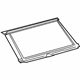 Toyota 64333-07020 Sunshade, Rear