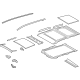 Toyota 63200-42154-B1 Housing Assembly, Moon Roof Toyota 63200-42154-B1 Housing Assembly, Moon Roof