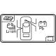 Toyota 288A2-10010 Battery Label