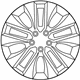 Toyota 4261A-42130 Wheel, Alloy, Chrome