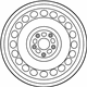 Toyota 42611-42520 Wheel, Steel