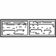 Toyota 88723-0C090 Info Label
