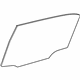 Toyota 68113-12860 Moveable Glass, Passenger Side