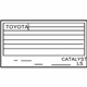 Toyota 11298-22082 Emission Label