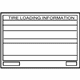 Toyota 42661-2B640 Tire Info Label