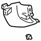 Toyota 62101-AA020-B0 Cowl Trim, Passenger Side Toyota 62101-AA020-B0 Cowl Trim, Passenger Side
