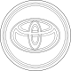 Toyota 42603-AK010 Ornament Sub-Assembly, Wheel Hub