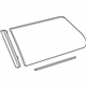 Toyota 62730-08111 Side Glass, Rear Passenger Side