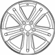 Toyota 42611-48430 Wheel, Alloy