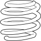 Toyota 48131-AQ030 Spring, Coil, Front Toyota 48131-AQ030 Spring, Coil, Front