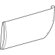 Toyota 75055-AK900 Garnish Sub-Assembly, Quarter