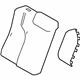 Toyota 71077-07171-B1 Seat Back Cover, Passenger Side
