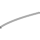 Toyota 75551-0E080 Drip Molding, Passenger Side
