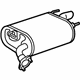 Toyota 17430-0P061 Rear Muffler, Passenger Side