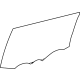 Toyota 68103-0E090 Moveable Glass, Passenger Side