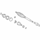 Toyota 43410-02C12 Axle Assembly, Passenger Side