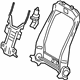 Toyota 71640-02E30 Seat Back Frame, Front Driver Side