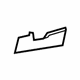 Toyota 55045-52030-B0 Lower Cover, Gray