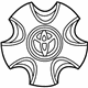 Toyota 42603-60570 Center Cap