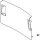 Toyota 64780-0E100-C0 Lower Gate Trim, Rear