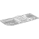 Toyota 58011-42100 Front Floor Pan, Passenger Side