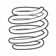 Toyota 48131-07140 Coil Spring, Front
