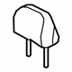 Toyota 71910-12D22-B0 Headrest, Gray, Front