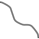 Toyota 63247-0E120 Drain Hose, Rear Passenger Side