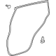 Toyota 67871-48100 Door Weatherstrip, Passenger Side
