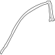 Toyota SU003-08599 Upper Weatherstrip, Passenger Side