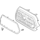 Toyota 53101-04120-A1 Upper Grille, White, Front