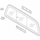 Toyota 64810-0C070 Back Glass, Rear Toyota 64810-0C070 Back Glass, Rear