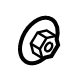 Toyota 90118-WA642 Stiffener Nut
