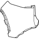 Toyota 52165-0A905 Side Cover, Upper Passenger Side