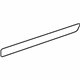 Toyota 75741-0C070-A0 Body Side Molding, White, Outside Passenger Side