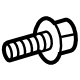 Toyota 90119-A0480 Bracket Screw