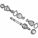 Toyota 42340-12062 Axle Assembly, Driver Side