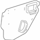 Toyota 67841-02090 Water Shield, Passenger Side Toyota 67841-02090 Water Shield, Passenger Side