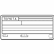 Toyota 11298-0V160 Emission Label