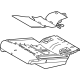 Toyota 71612-0C210 Seat Cushion Pad, Driver Side