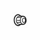 Toyota 90010-22072 Receiver Knob