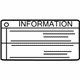 Toyota 16299-21010 Info Label